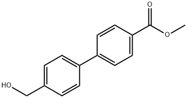 4'-(羟基甲基)-4-联苯羧酸酯 结构式