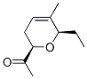 Ethanone, 1-[(2R,6R)-6-ethyl-3,6-dihydro-5-methyl-2H-pyran-2-yl]- (9CI) 结构式