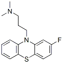 3-(2-fluorophenothiazin-10-yl)-N,N-dimethyl-propan-1-amine 结构式