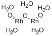 氧化铑(III)五水合物 结构式