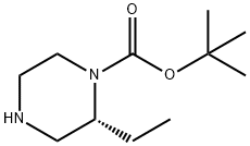 R-1-BOC-2-乙基哌嗪 结构式