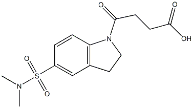 4-(5-(N,N-dimethylsulfamoyl)indolin-1-yl)-4-oxobutanoicacid