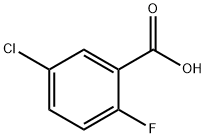 5-氯-2-氟苯甲酸 结构式