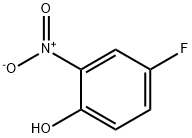 2-硝基-4-氟苯酚 结构式