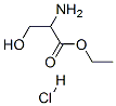 2-氨基-3-羟基丙酸乙酯盐酸盐 结构式