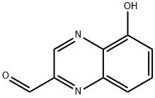 2-Quinoxalinecarboxaldehyde,  5-hydroxy- 结构式