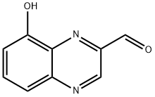 2-Quinoxalinecarboxaldehyde,  8-hydroxy- 结构式