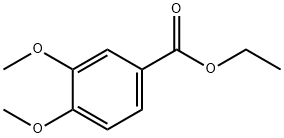 3,4-二甲氧基苯甲酸乙酯 结构式