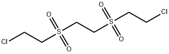 1,2-Bis[(2-chloroethyl)sulfonyl]ethane 结构式
