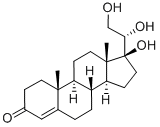 (20S)-17,20,21-trihydroxypregn-4-en-3-one 结构式