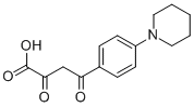 2,4-二氧代-4-(4-(1-哌啶)苯基)丁酸 结构式