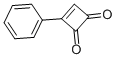 3-phenyl-3-cyclobutene-1,2-dione 结构式