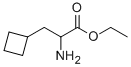 2-氨基-3-环丁基丙酸乙酯 结构式