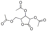 2-(乙酰氧基甲基)-5-氧代四氢呋喃-3,4-二乙酸二酯 结构式