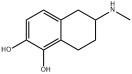 5,6-dihydroxy-2-methylaminotetralin 结构式