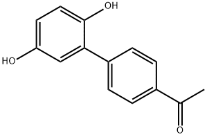 2-p-Acetylphenylhydroquinone 结构式
