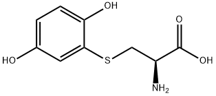 2-(S-cysteinyl)hydroquinone 结构式
