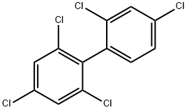 2,2',4,4',6-戊氯联苯 结构式