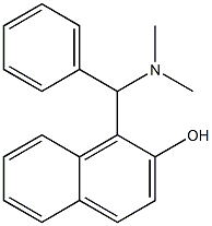1-((DIMETHYLAMINO)(PHENYL)METHYL)NAPHTHALEN-2-OL 结构式