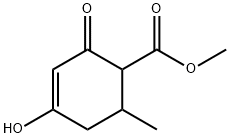 4-羟基-6-甲基-2-氧-3-环己烯-1-羧酸甲酯 结构式