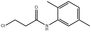 3-氯-N-(2,5-二甲基苯基)丙酰胺 结构式