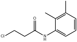3-氯-N-(2,3-二甲基苯基)丙酰胺 结构式