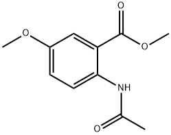 METHYL 5-METHOXY-N-ACETYLANTHRANILATE 结构式