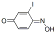 4-(Hydroxyimino)-3-iodo-2,5-cyclohexadien-1-one 结构式