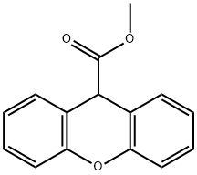 氧杂蒽-9-羧酸甲酯 结构式