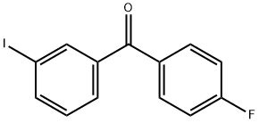4-FLUORO-3'-IODOBENZOPHENONE 结构式