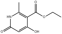 4-羟基-2-甲基-6-氧-1,6-二氢吡啶-3-甲酸乙酯 结构式