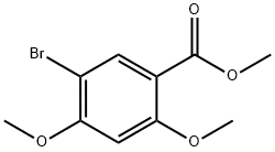 5-溴-2,4-二甲氧基苯甲酸甲酯 结构式