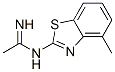 Ethanimidamide, N-(4-methyl-2-benzothiazolyl)- (9CI) 结构式