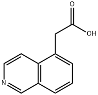 异喹啉-5-乙酸 结构式