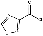 1,2,4-恶二唑-3-甲酰氯 结构式