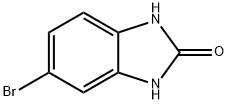 5-溴-1,3-二氢苯并咪唑-2-酮 结构式