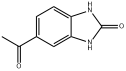 5-乙酰基-1,3-二氢-2H-苯并[D]咪唑-2-酮 结构式