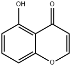 5-HYDROXY-4H-CHROMEN-4-ONE 结构式