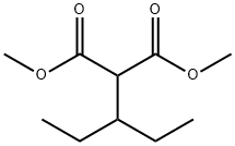 (1-乙基丙基)丙二酸二甲酯 结构式