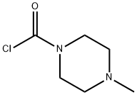 1-氯甲酰基-4-甲基哌嗪 结构式