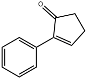 2-Phenylcyclopentene-3-one 结构式