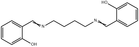 N,N'-双(亚水杨基)-1,4-丁烷二胺 结构式