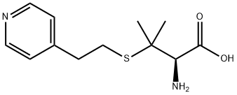 S- [2-（4-吡啶基）乙基] -DL-青霉碱 结构式