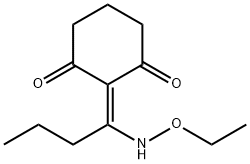 1,3-Cyclohexanedione, 2-[1-(ethoxyamino)butylidene]- (9CI) 结构式