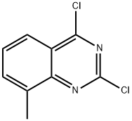 2,4-二氯-8-甲基喹唑啉 结构式