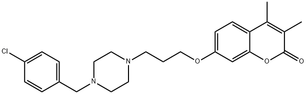 哌香豆司特 结构式