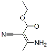 2-Butenoic  acid,  3-amino-2-cyano-,  ethyl  ester 结构式