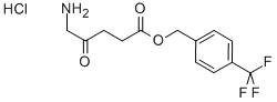 4-TRIFLUOROMETHYL BENZYL 5-AMINOLEVULINATE HYDROCHLORIDE 结构式