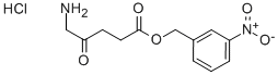 3-硝基苄基5-氨基乙酰丙酸盐酸盐 结构式