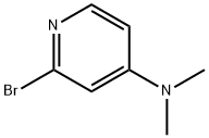 2-溴-4-二甲基氨基吡啶 结构式